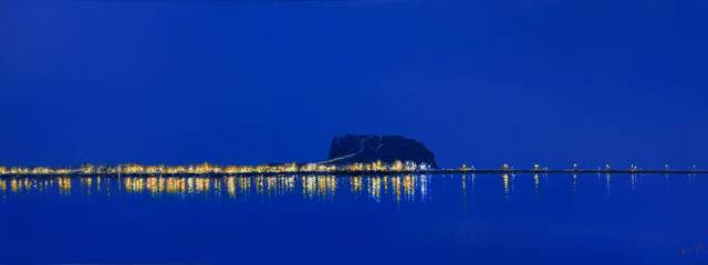 김성호, 새벽-성산일출봉, 2025. 갤러리 범향 제공