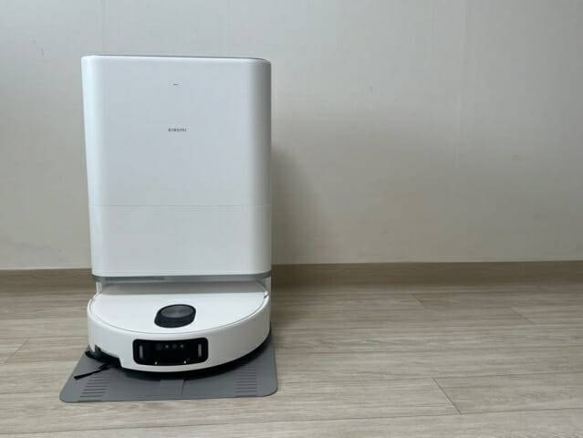 샤오미 로봇청소기 5 프로 스테이션 (사진=지디넷코리아 신영빈 기자)