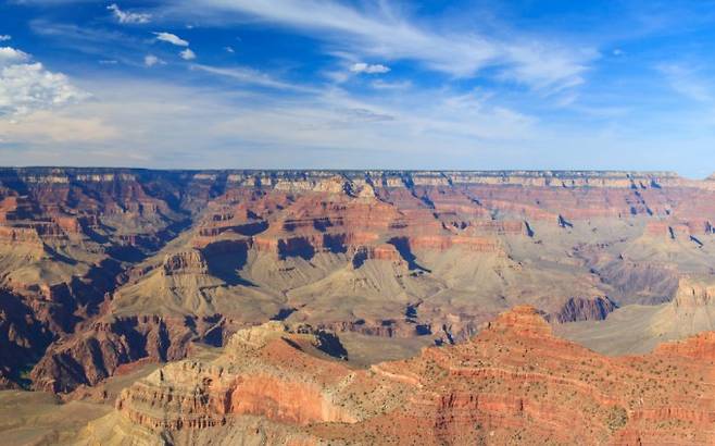 미국 애리조나주에 있는 거대한 협곡인 그랜드 캐니언. Roger Bolsius(W) 제공