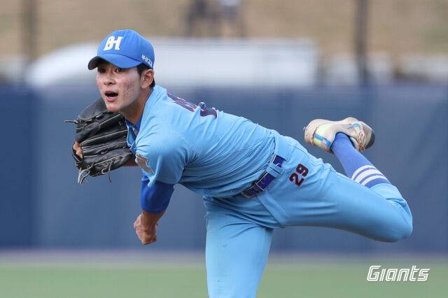 2024년 롯데기에 출전했던 당시의 부산고 하현승./롯데 자이언츠
