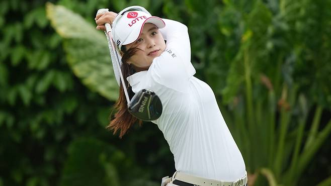 4타 차 선두로 최종라운드에 나서는 최혜진. [사진=LPGA]