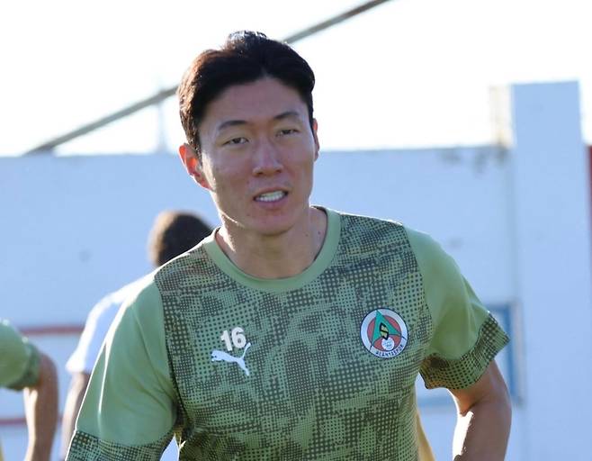 알라니아스포르 황의조. /사진=알라니아스포르 SNS 캡처