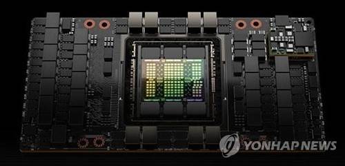 엔비디아의 주력 AI용 반도체인 H100 [엔비디아 홈페이지 캡처]