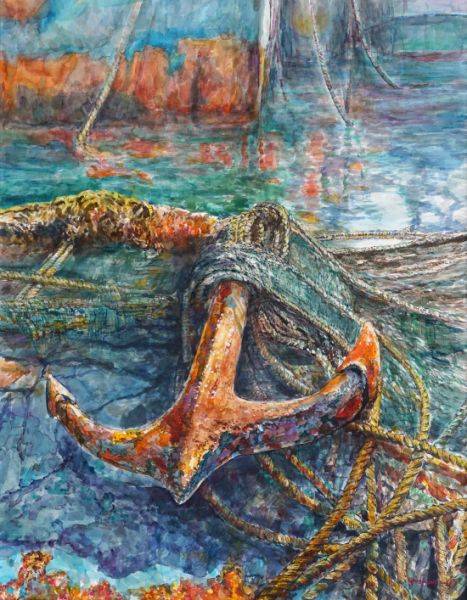 수채화 대상, 구혜윤 作 '귀향'.