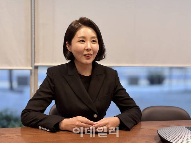 서은경 커뮤니랩 대표가 최근 서울 강남구 본사에서 이데일리와 만나 인터뷰를 진행하고 있다. (사진=권하영 기자)