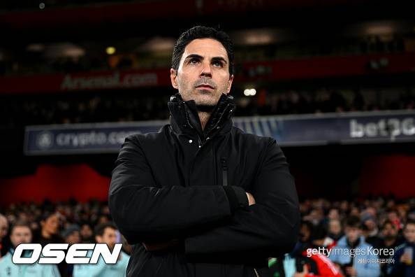 [사진] 아르테타 ⓒGettyimages(무단전재 및 재배포 금지)