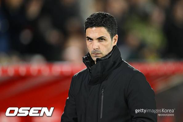 [사진] 아르테타 감독 ⓒGettyimages(무단전재 및 재배포 금지)