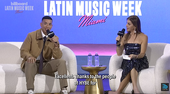 빌보드 공식 유튜브 영상 캡쳐