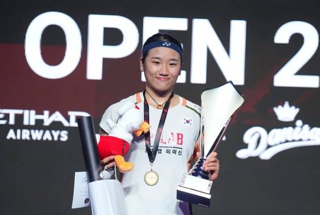 ▲ 올 시즌에만 벌써 9승을 거두며 올해 최고 배드민턴 선수상을 예약한 안세영 ⓒ연합뉴스