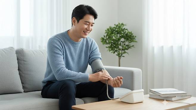 주의 혈압 · 고혈압 전단계에서는 생활 습관 교정을 통해 혈압을 정상 범위로 되돌릴 수 있다｜출처: Gemini