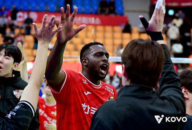 한국전력 베논. 사진 | 한국배구연맹