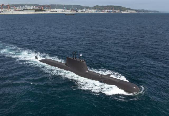 HD현대중공업이 건조해 2016년 대한민국 해군에 인도한 장보고-Ⅱ(214급) 잠수함 ‘윤봉길함’의 시운전 모습 (사진=HD현대중공업)