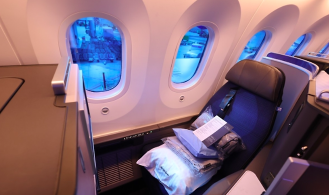 최신 항공기의 비즈니스석으로 본문과 무관. 연합뉴스