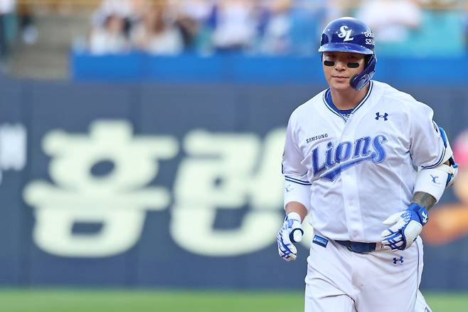 내복사근 부상에서 회복해 2군 일정 소화를 눈앞에 둔 박병호. 삼성 제공