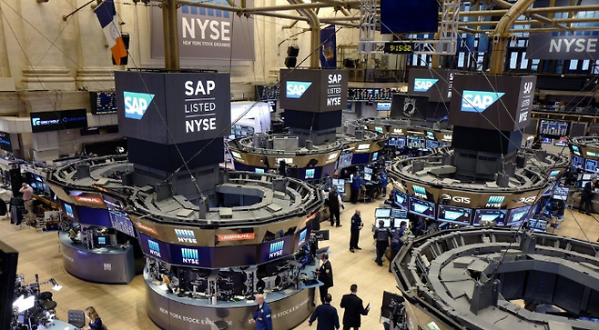 뉴욕증권거래소 전경. [연합뉴스]