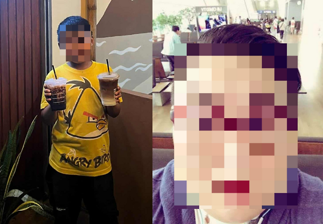 ‘양육비를 해결하는 사람들(옛 배드파더스)’의 구본창 씨가 공개한 코피노 아이와 그 아버지. [양해들 X]