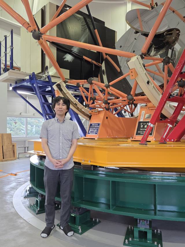 기노 마사루 교토대 오카야마 천문대 소장이 서울경제신문과 인터뷰를 하고 있다. 오카야마=박민주 기자