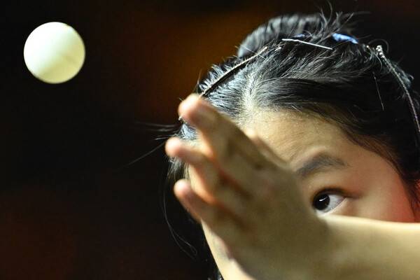 ▲ 여자 탁구 단식 에이스 신유빈. ⓒ연합뉴스/AP