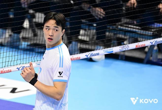 전역한 대한항공 공격수 임동혁 [한국배구연맹 제공. 재배포 및 DB 금지]