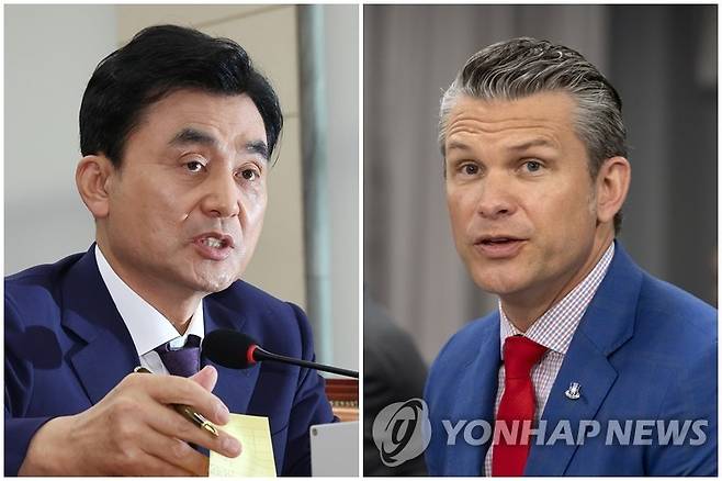 한미 국방장관 [촬영 김주형, AP 연합뉴스]