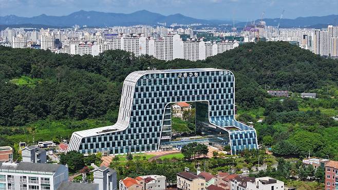 대전 동구청사 전경.