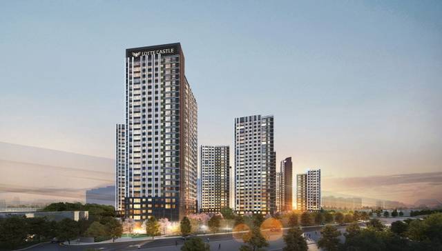 천안 롯데캐슬 더 두정 투시도