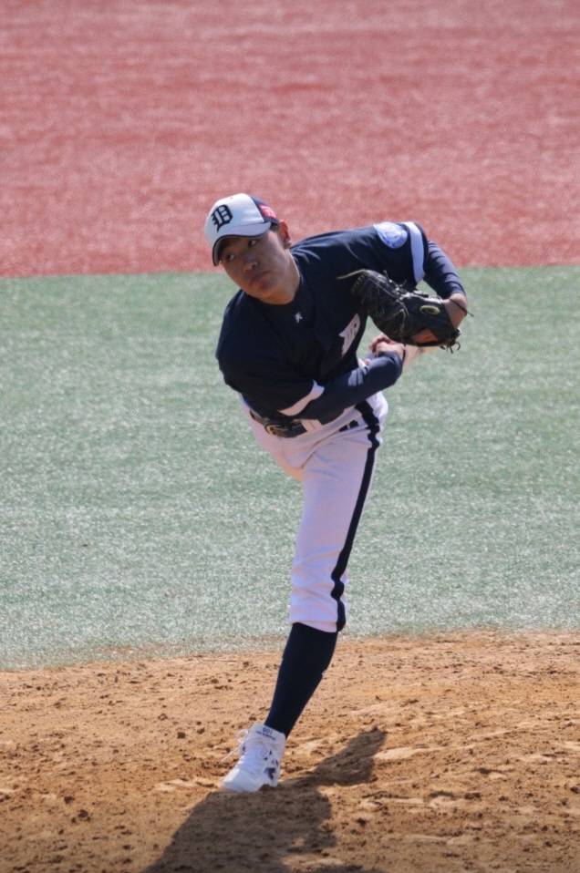 고교 최동원상 수상자로 선정된 동산고 신동건.&nbsp;