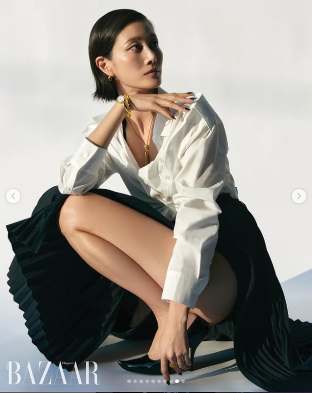 모델 겸 방송인 이현이 데뷔 20주년 기념 화보./하퍼스바자 코리아, 이현이 소셜미디어