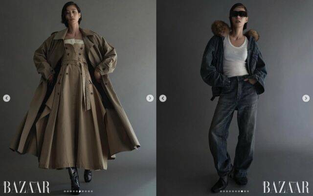 모델 겸 방송인 이현이 데뷔 20주년 기념 화보./하퍼스바자 코리아, 이현이 소셜미디어