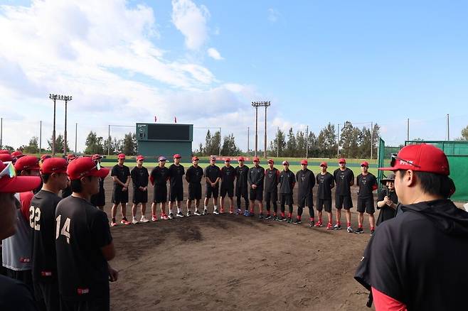 ▲ 강도 높은 훈련과 함께 마무리캠프의 문을 연 KIA ⓒKIA타이거즈