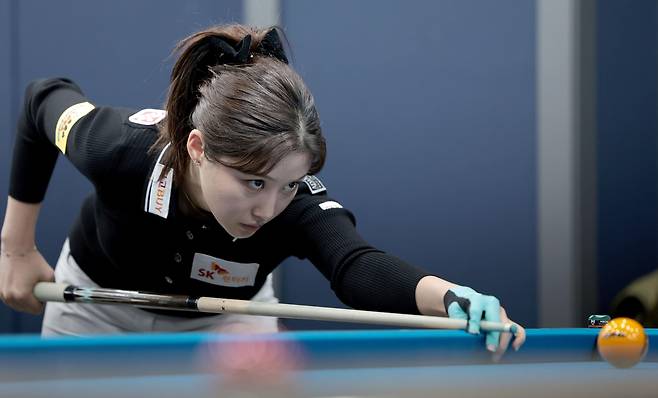 LPBA 하이원리조트 챔피언십 1차 예선을 통과한 조예은 [PBA 제공. 재판매 및 DB 금지]