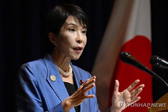 다카이치 사나에 일본 총리 [AFP 연합뉴스 자료사진. 재판매 및 DB 금지]