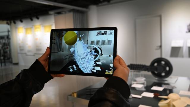 정진경의 증강현실 작품./한유진 기자/