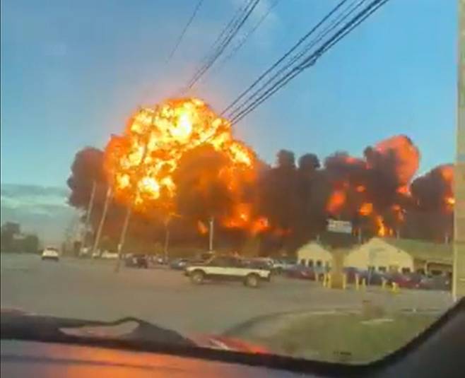 UPS 화물기 사고 출처:SNS