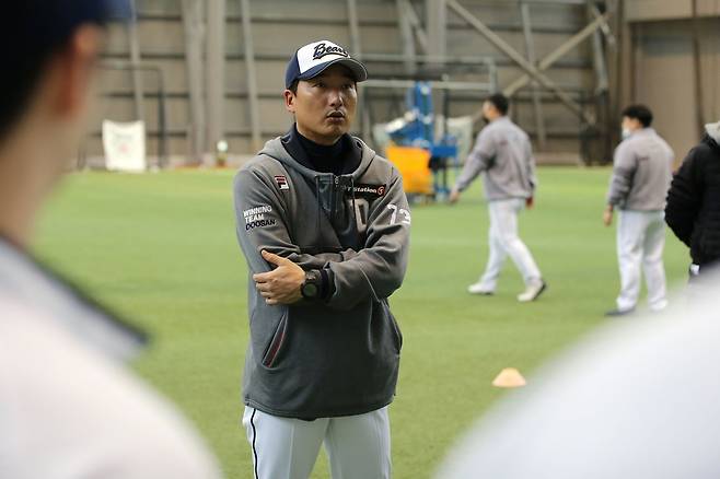 정재훈 코치. 두산 베어스 제공