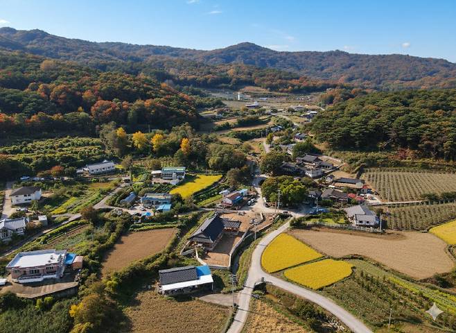 예산 대흥면 전경