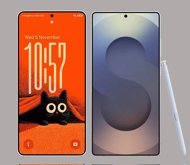 IT 팁스터 아이빙저우가 제작한 갤럭시 S26 울트라 vs 갤럭시 S25 울트라 렌더링 이미지