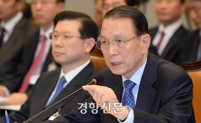 김기춘 전 박근혜 정부 대통령비서실장. 김창길 기자