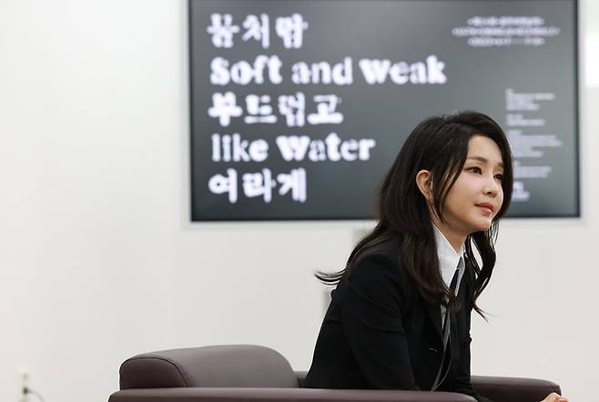 [서울=뉴시스] 김건희 여사 모습 (사진 = 뉴시스 DB) 2023.06.13. photo@newsis.com *재판매 및 DB 금지