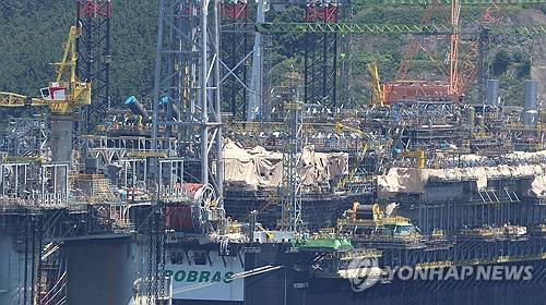 건조 중인 선박 [연합뉴스 제공]