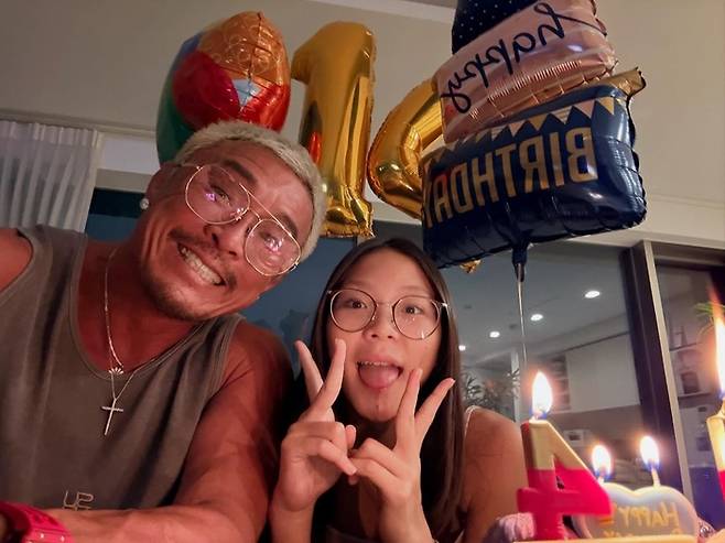 추성훈과 사랑. 사진|추성훈 SNS