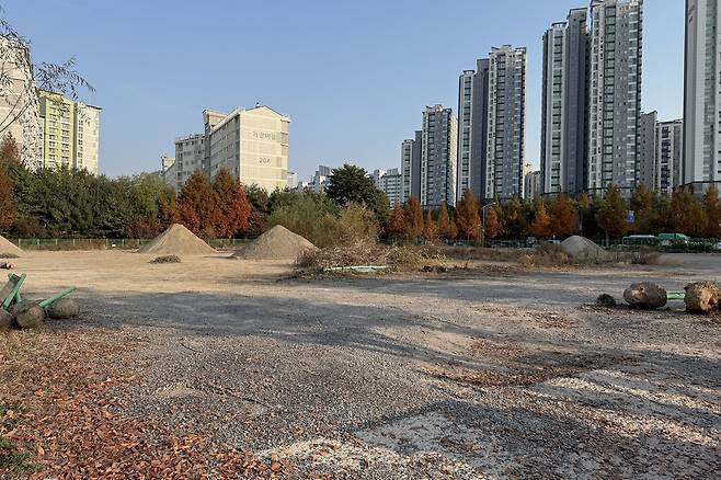 ▲ '경기도북부 119특수대응단' 신청사가 들어서는 파주시 와동동 1304-2번지 일대.