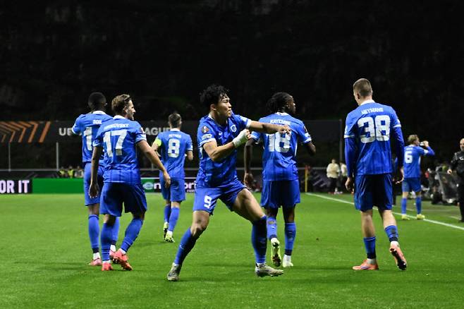 오현규(헹크). 사진=AFPBB NEWS