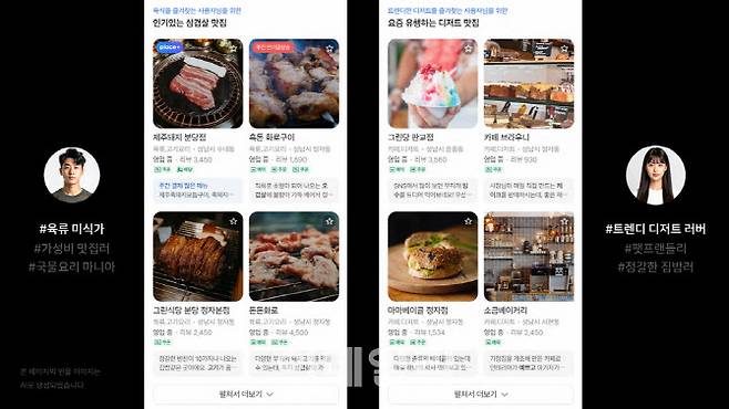 새로워지는 네이버 플레이스 맛집 검색(사진=네이버 단25)