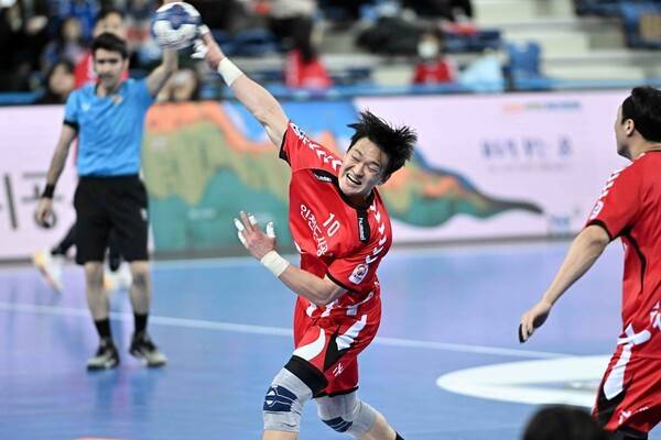 공격을 펼치는 인천도시공사 박영준. /사진=KOHA