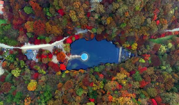 전북 정읍시 내장산에서 단풍이 물들어가고 있다. 정읍시는 내장산 단풍이 다음 주(10∼16일) 절정에 이를 것으로 예상했다. [사진=정읍시]