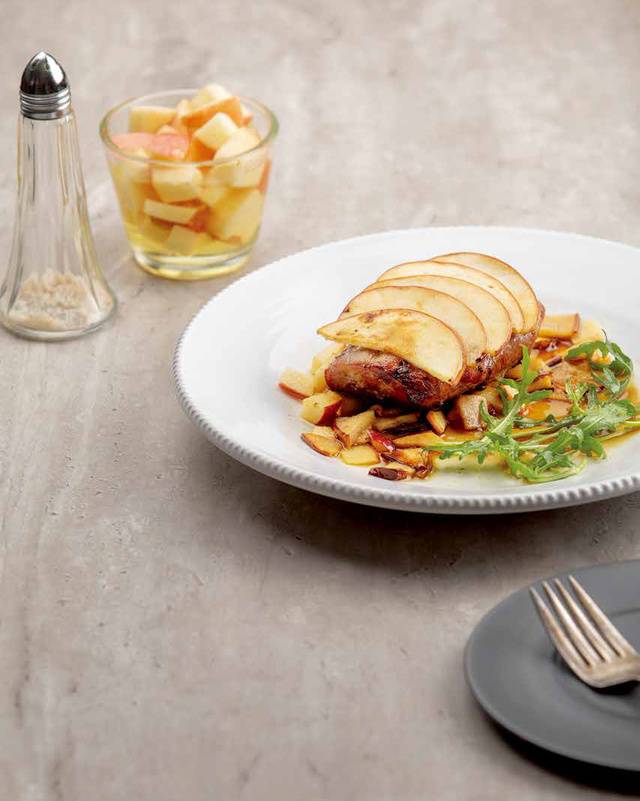 사과 안심 스테이크