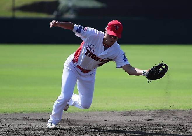 ▲ 박민은 원래 자신이 있는 수비에 공격을 더해 주전 경쟁에 파란을 일으킨다는 각오다 ⓒKIA타이거즈