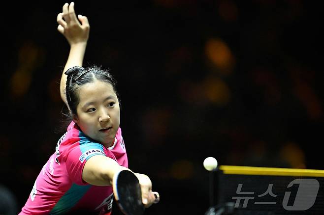 신유빈 ⓒ AFP=뉴스1