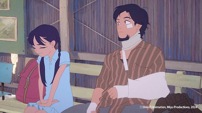 애니메이션 영화 <고스트캣 앙주>의 한 장면. 신에이 동화 제공